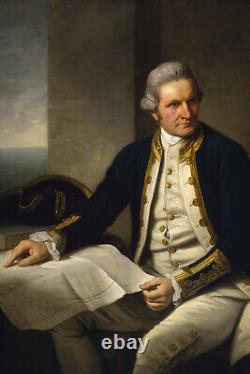 Nathaniel Dance-Holland Capitaine James Cook (1775) Affiche Peinture Art Imprimer