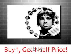 Noel Gallagher Tambourine Oasis Pop Art Toile Wall Art Imprimé Toile Encadrée
