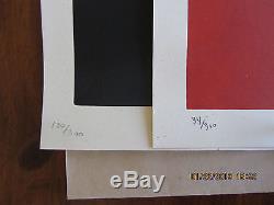 Obéissez L'offre Et La Demande Géantes 2004 Shepard Fairey Poster # / 300 Signed Red Black
