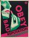 Obey Bad Reputation (noir) Shepard Farrey Signé Et Numéroté