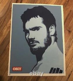 Obey Giant Shepard Fairey Henry Rollins Imprimé Très Rare Sérigraphie