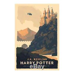 Olly Moss Harry Potter Série Complète 7 Impression D'affiche Set 16x24 Mondo Pré-commande