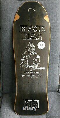 Original 1986 Vintage Rip City Skateboard Black Drapeau Raymond Pettibon Art