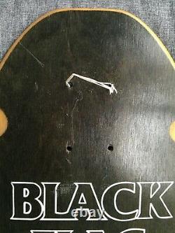 Original 1986 Vintage Rip City Skateboard Black Drapeau Raymond Pettibon Art