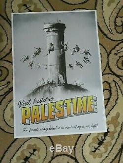 Original Banksy Palestine Poster Muré Hôtel Édition