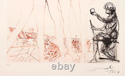 Original Salvador Dali (1904-89) Le Jugement De Pâris Kunstwerk Rarität Exklusiv