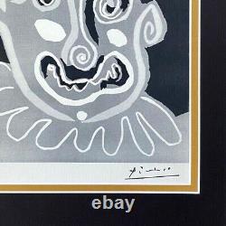 Pablo Picasso 1955 Signé Superbe Impression Montée Sous Passe-partout 11 X 14 + Liste 695 $