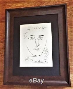 Pablo Picasso Gravure Originale Signée (1950) Avec Certificat D'authenticité