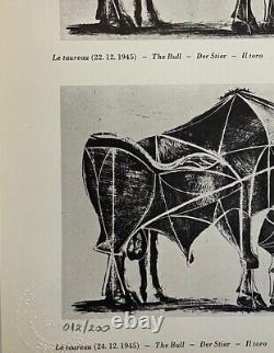 Pablo Picasso Imprimé, Nu Avec Bras Levés, 1952 Original Signé À La Main & Coa
