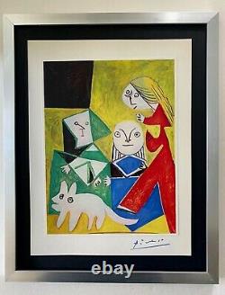 Pablo Picasso+ Original 1969 + Signé + Plaque De Couleur Tapée À La Main Maids D'honneur