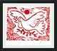 Pablo Picasso Original Ltd Ed Print Dove Of Peace Signé À La Main Avec Coa (non Encadré)