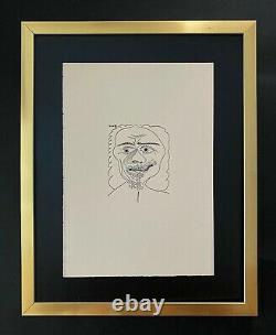 Pablo Picasso (after) Vintage Engraving Ltd Ed. De 100 Non Signés Avec L'aco
