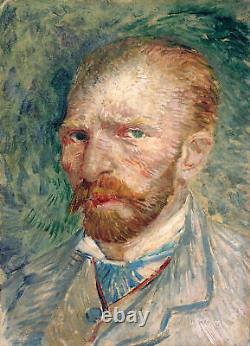 Paris Autoportrait De Vincent Van Gogh Fine Art Print Reproduction Canvas 24x29