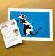 Pas Banksy Glasses 3d Rat Blue Imprimer Art Original Pow Mrs Love Paint Sortie Coa