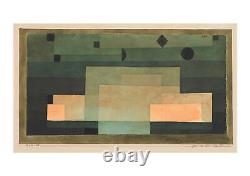 Paul Klee Le Firmament Au-dessus Du Temple Affiche D'art