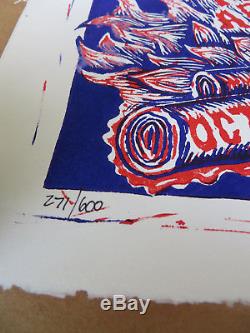 Phish Poster Limited Edition Albany 1999 Vintage Pollock Print # 271/600