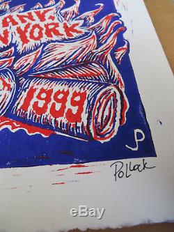 Phish Poster Limited Edition Albany 1999 Vintage Pollock Print # 271/600