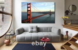 Photo sur toile de la ville de San Francisco avec le pont du Golden Gate