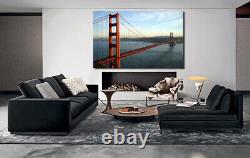 Photo sur toile de la ville de San Francisco avec le pont du Golden Gate