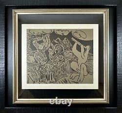 Picasso Pablo LINOGRAVURE Danseurs Cercle D'Art Les 1962