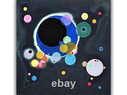 Plusieurs cercles par Wassily Kandinsky Impression sur toile Giclée (1926) Multi-taille