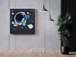 Plusieurs cercles par Wassily Kandinsky Impression sur toile Giclée (1926) Multi-taille