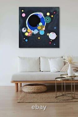 Plusieurs cercles par Wassily Kandinsky Impression sur toile Giclée (1926) Multi-taille