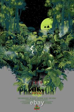 Predator Night Ops Screen Print Poster Par Vance Kelly Pas Mondo #325