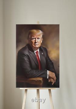 Président Trump Donald Trump Affiche Murale en Toile Imprimée