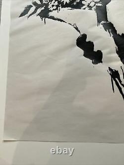 Produit Intérieur Brut Banksy Flower Thrower Limited Edition Screen Print Pow