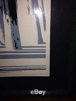 Rare! Artiste Disney Eyvind Earle Énorme Sérigraphie 30x40 Yosemite Signé # 42/188