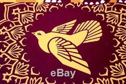 Rare Obey Holiday Peace Imprimé Éléphant Par Shepard Fairey Signé Et Numéroté