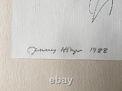 Rare Signé Jenny Holzer Truismes 1988