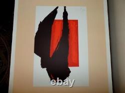 Robert Motherwell Sans titre édition limitée Affiche LITHOGRAPHIQUE CIAE 1981 MINT