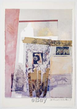 Robert Rauschenberg Watermark, 1973. Signé, Édition Limitée, Impression D'art