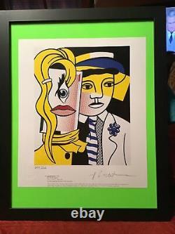Roy Lichtenstein 1981 Lithographie Originale Signée À La Main Par L'artiste Avec Coa
