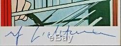 Roy Lichtenstein Driving (1963) Encadré & Signe Tres Rare