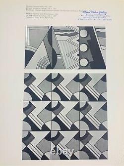 Roy Lichtenstein Etude Pour Portrait Original Signé À La Main Avec Coa
