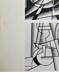 Roy Lichtenstein Print, The Atom, 1975 Original Signé À La Main & Coa