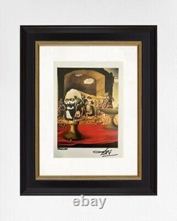 Salvador Dali 1974 Original Print Hand Signé Avec Certificat. Revente 5 750 $