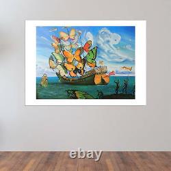 Salvador Dali Butterfly Sails Giclee Affiche D'art Murale Imprimer