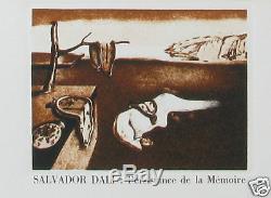 Salvador Dali Persistance De La Mémoire Lithographie Changements Dans Les Grands Chefs-d'œuvre Art