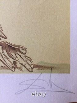 Salvador Dali (exploser Madonna) Lithographie Signée Artist Proof