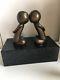 Sculpture En Bronze De Doug Hyde "just The Two Of Us" Excellent État D'occasion