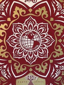 Shepard Fairey 2015 Holiday (edition Red / Gold) Edition 425