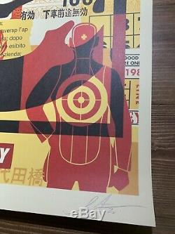 Shepard Fairey Obey Géant Icône Visage Collage Art Affiche D'impression Kit De 3 Signé