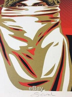 Shepard Fairey Obey Géant Occupy Protester Screen Print Ltd. Edition