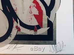 Shepard Fairey Obey Giant Dissobey 2015 Sérigraphie Ed De 187 Slick Mint Art