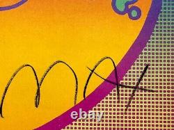 Signature Signée À La Main Peter Max 1960s Pop Art Psychédélique