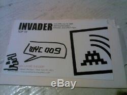 Space Invader Invasion Kit # 8 Third Eye No Reserve Comprend Signé Ephemera